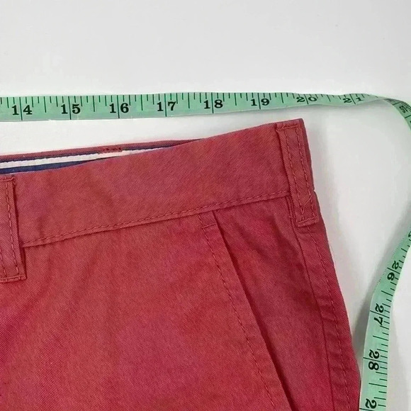 Tommy Hilfiger Men's 40W Pink Salmon Flat Front shorts 100% Cotton - Picture 7 of 9